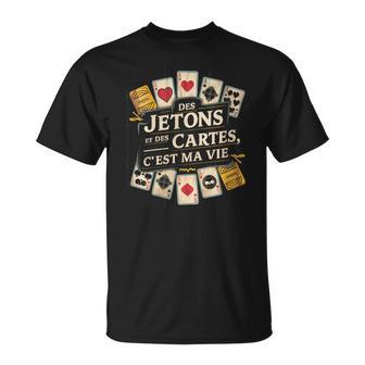 Jetons Et Cartes C'est Maie Cadeau Poker Humour Casino T-Shirt - Cadeauxyz