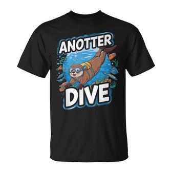 Jeu De Mots Drôle De Loutre De Plongée T-Shirt - Cadeauxyz