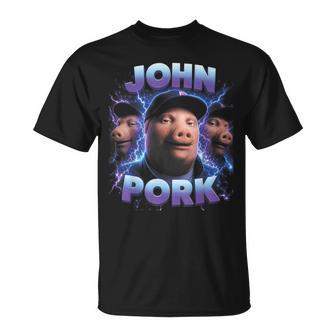 John Pork Gen Alpha Brainrot Meme Divertente Maglietta - Novitaregali