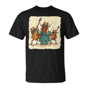 Joli Costume De Cafards Rockband Pour Les Amateurs D'insectes T-Shirt - Cadeauxyz
