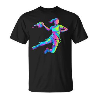Joueur De Handball Enfant Fille T-Shirt - Cadeauxyz