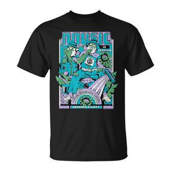 Jugando Por El Cambio Grandpa Elliot Music Is Freedom Camiseta unisex - Regaloses