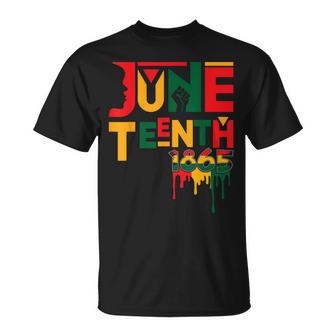 Junenth 1865 African American Freedom T-Shirt - Thegiftio UK
