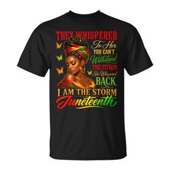 Junenth Girls Black African America Freedom T-Shirt - Thegiftio UK