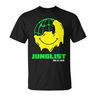 Junglist ドラムとベース Dnb スマイリー Tシャツ - Kawaiitshirt