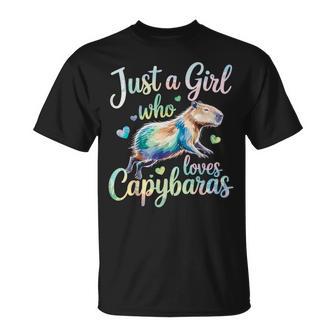 Just A Girl Who Loves Capybaras T-Shirt - Thegiftio UK