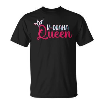 K-Drama Queen Divertido Drama Coreano Para Niñas Camiseta unisex - Regaloses
