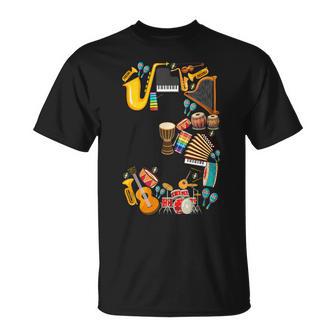 Kids Musical Instruments 3 Year Old Boys Girls 3Rd Birthday T-Shirt - Thegiftio UK
