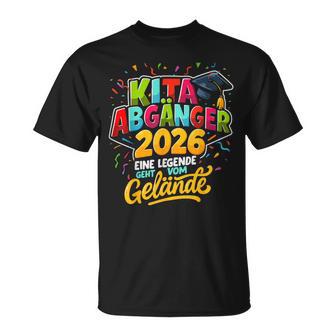 Kinder Kita Abgänger 2026 Eine Legende Gehtom Gelände T-Shirt - Seseable
