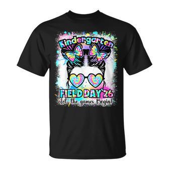 Kindergarten Field Day 2026 Let Game Begin Messy Teacher Kid T-Shirt - Thegiftio UK
