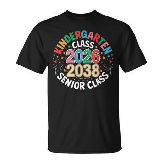 Kindergarten Graduation Class Of 2026 Senior 2038 Class T-Shirt | Mazezy