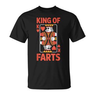 King Of Farts Poker Playing Card Humor T-Shirt - Thegiftio