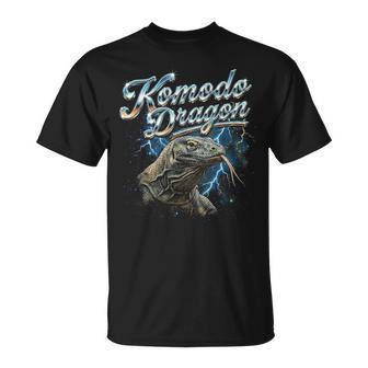 Komodo Dragon Vintage 90S Retro 80'S Komodo Dragon T-Shirt - Thegiftio UK