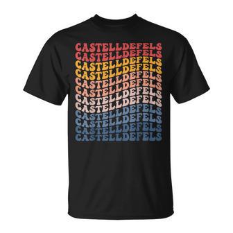 La Ciudad De Castelldefels Estilo Retro Camiseta unisex - Regaloses
