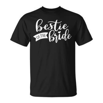 La Mejor Amiga De La Novia Linda Boda Nupcial Despedida Deoltera Camiseta unisex - Regaloses