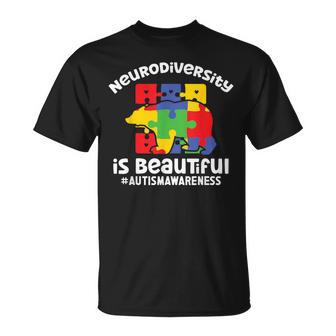 La Neurodiversité Est Une Belle Matière D'autisme Pour Les Adultes Autistes T-Shirt - Cadeauxyz