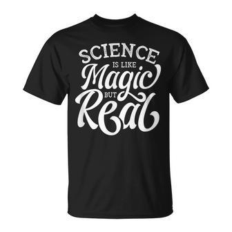 Lacience Est Comme La Magie Loverciencescientist Teacher T-Shirt - Cadeauxyz