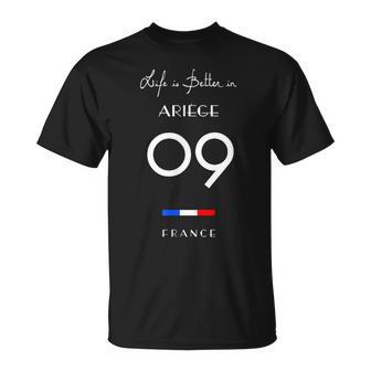 Laie Est Meilleure Ariège Numéro 09 Midi-Pyrénées France T-Shirt - Cadeauxyz