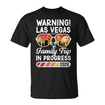Las Vegas Family Trip In Progress 2026 Las Vegas Vacation T-Shirt - Thegiftio