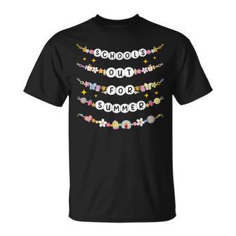 Last Day Of School Out For Summer Friendship Bracelets Kids T-Shirt - Monsterry