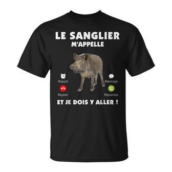 Leanglier M'appelle Humour Chasse Gibiers T-Shirt - Cadeauxyz