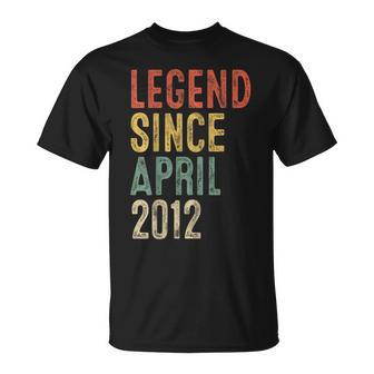 Legend April 2012 14Th Birthday Boy Girl 14 Year Old T-Shirt - Thegiftio UK