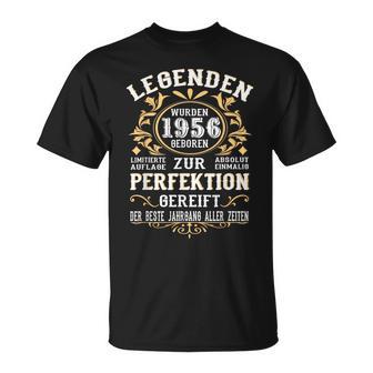 Legenden 1956 Geboren Geschenk Jahrgang 1956 Geburtstag T-Shirt - Seseable