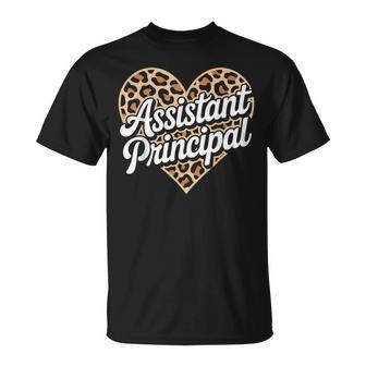 Leopard Heart Assistant Principal T-Shirt - Monsterry