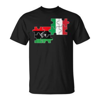 Libia Italia Bandiera Libica Italiana Maglietta - Novitaregali