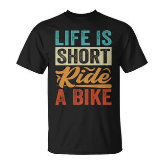 Life Ishort Ride A Bike Motorcycle Rider 長袖tシャツ Tシャツ - Kawaiitshirt