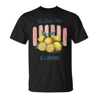 Limoncello La Dolceita Italian Lemon Italie Fruit T-Shirt - Cadeauxyz