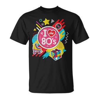 I Love The 80年代シャツ 80年代服 男女兼用 1980年代 Tシャツ - Kawaiitshirt