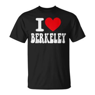 I Love Berkeley California Heart お土産 Ca City Pride Tシャツ - Kawaiitshirt