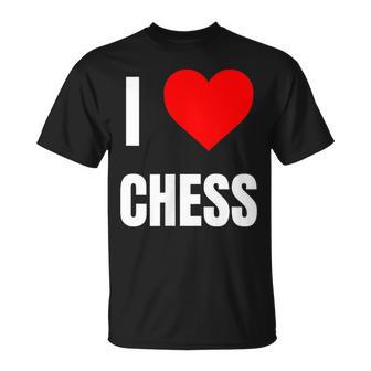 I Love Chess ハートギフト メンズ レディース キッズ アパレル 服 Tシャツ - Kawaiitshirt