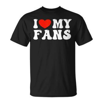 I Love My Fans Tシャツ - Kawaiitshirt