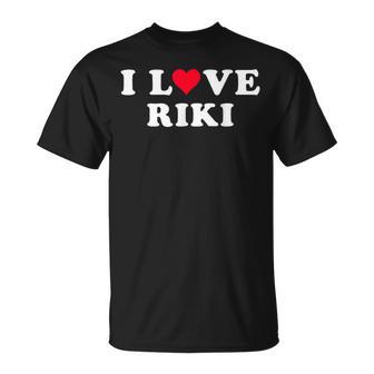 I Love Riki マッチング 彼女&彼氏 リキ 名前 Tシャツ - Kawaiitshirt