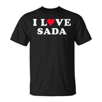 I Loveada マッチング 彼女&彼氏 佐田名 Tシャツ - Kawaiitshirt