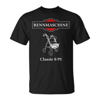 Lustiges Gehwagen Rente Gehwagen Rolli Rollator T-Shirt - Seseable
