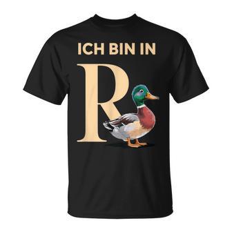 Lustiges Ich Bin In Rente Mit Ente Rentner Ruhestand 2025 T-Shirt - Seseable