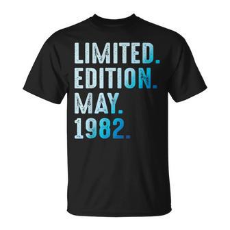 Maggio 1982 Anno 1982 Retro 1982Intage Edizione Limitata Maglietta - Novitaregali
