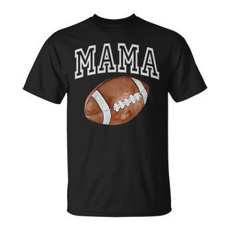 Mama Of The 1 Year Old Football First Birthday Boy Family T-Shirt - Monsterry