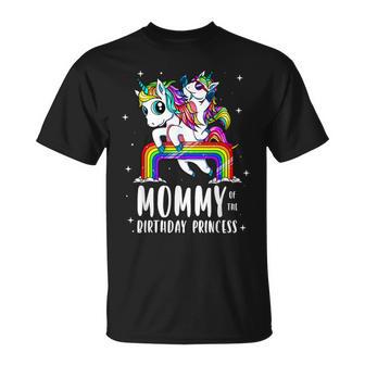 Mamá La Princesa De Cumpleaños Unicornio Mamá Camiseta unisex - Regaloses