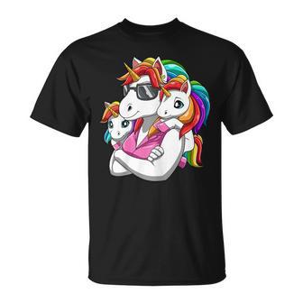 Mamá Unicornio Con Dos Hijos Mamá Guay Camiseta unisex - Regaloses
