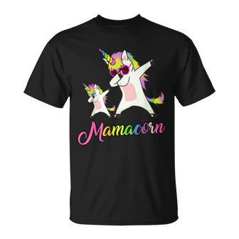 Mamacorn Licorne Drôle Maman Licorne Fille Et Mère T-Shirt - Cadeauxyz
