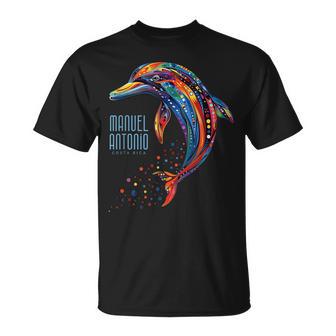 Manuel Antonio コスタリカ ティー ビーチ サーフ バケーション イルカ Tシャツ - Kawaiitshirt