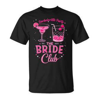 Marié Àegas Bride Clubquad 2025 Bachelorette Party T-Shirt - Cadeauxyz