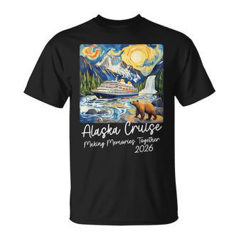 Matching Alaskan Family Friends And Group Alaska Cruise 2026 T-Shirt - Thegiftio UK