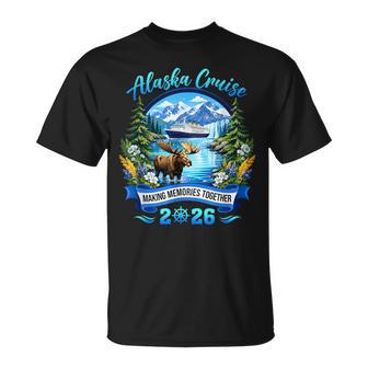 Matching Family Friends Group Alaska Cruise 2026 Alaskan T-Shirt - Thegiftio UK