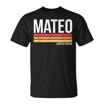 Mateo Edición Limitadaintage Nombre Personalizado Marido Abuelo Camiseta unisex - Regaloses