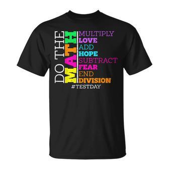 Do The Math Test Day Multiply Math Teacher T-Shirt | Seseable UK